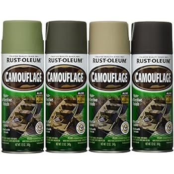 rust oleum camouflage spray paint review