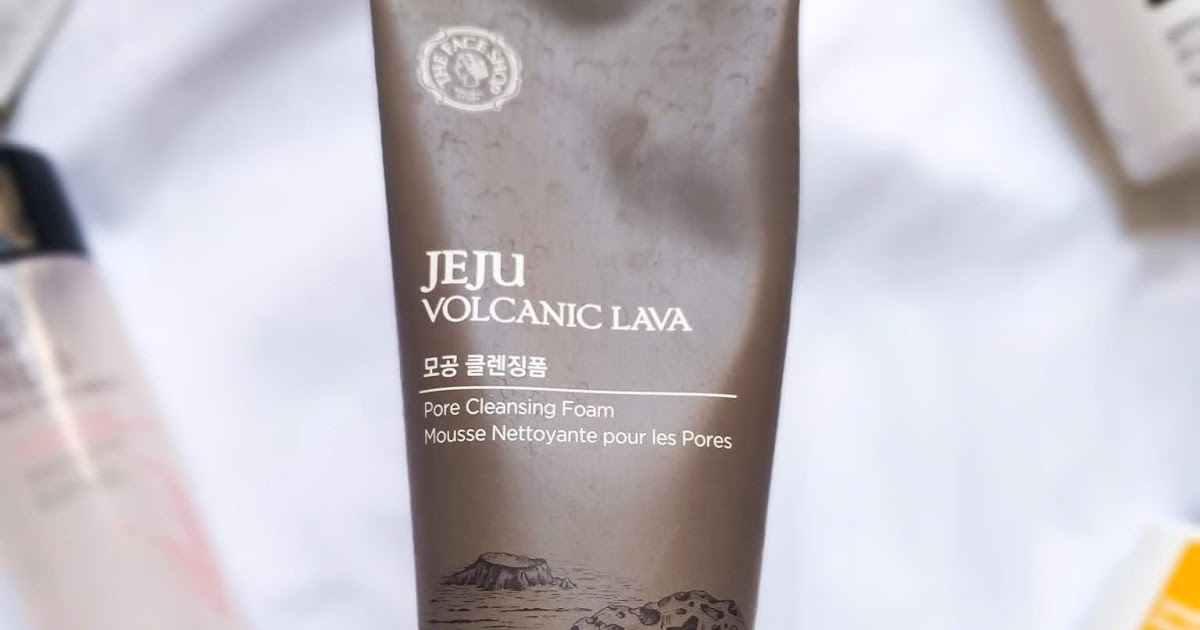 the face shop jeju volcanic lava pore essence review