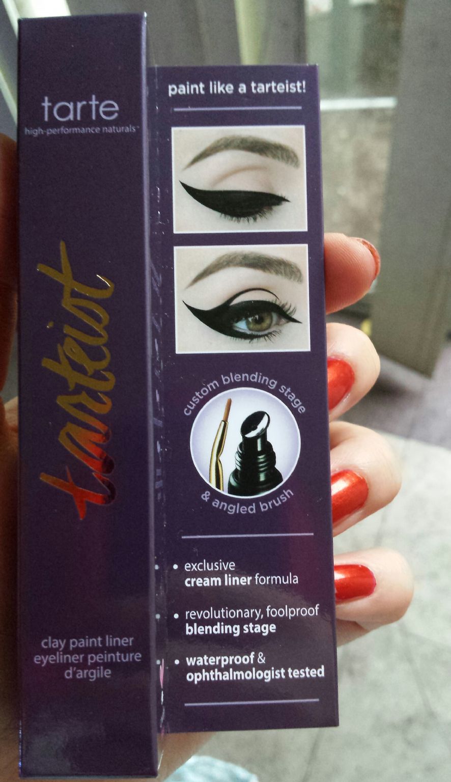 tarte clay paint liner review