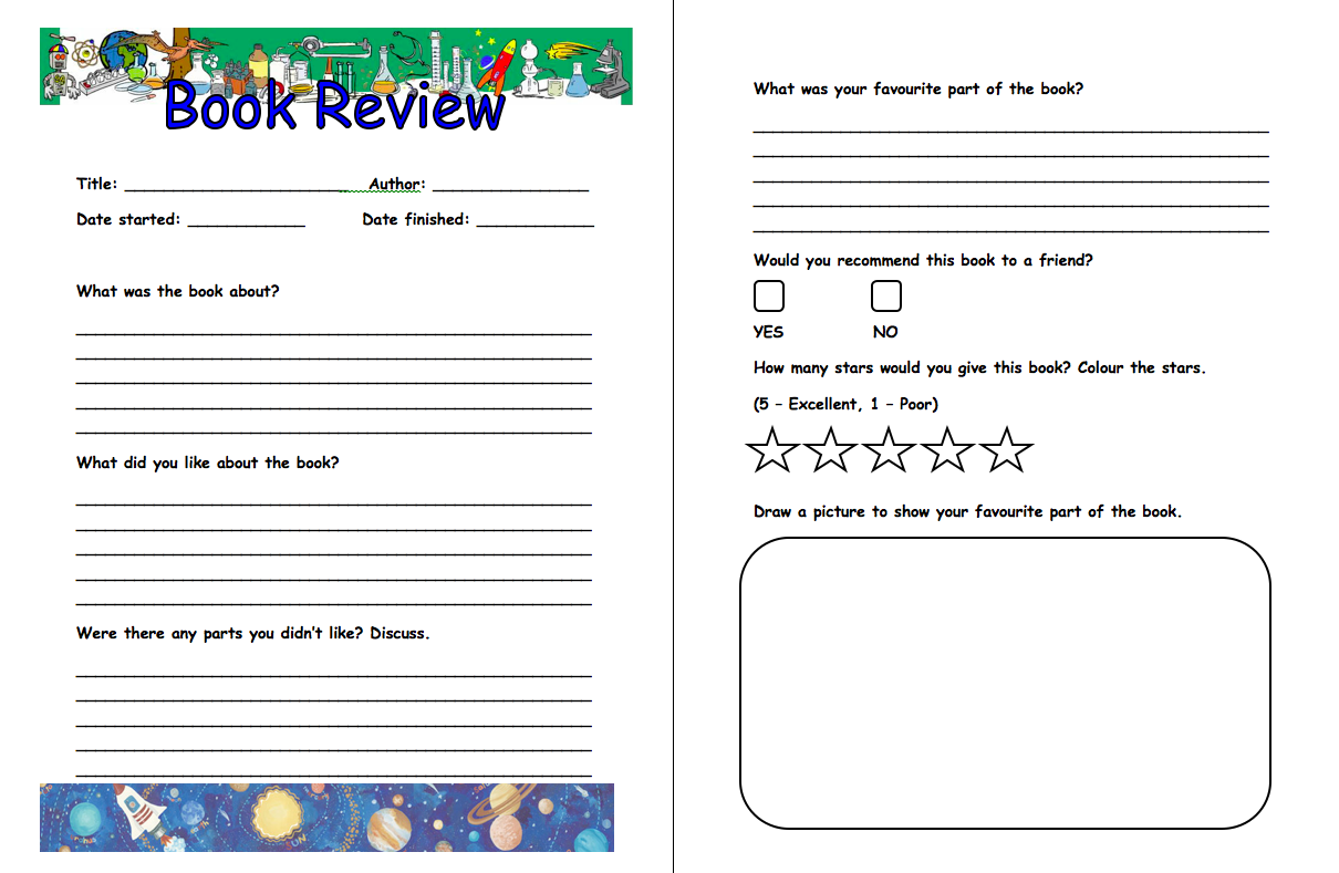 how to write a picture book review